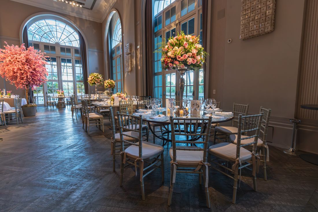 Salón decorado para evento